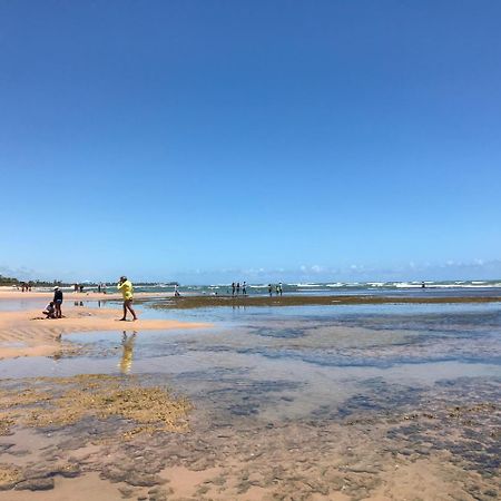 Flat Guarajuba Beira Da Praia Pe Na Areia Exterior foto