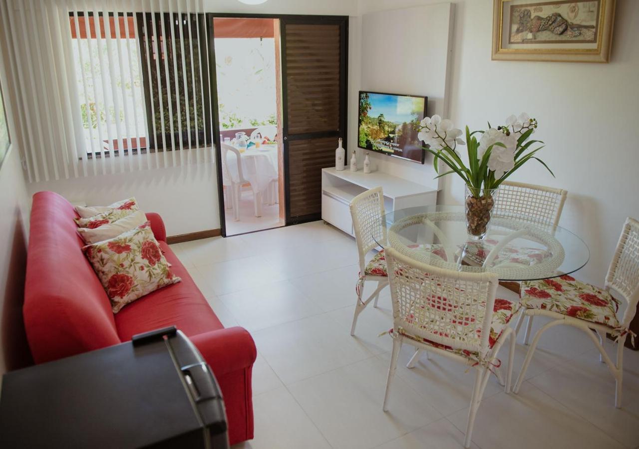 Flat Guarajuba Beira Da Praia Pe Na Areia Exterior foto