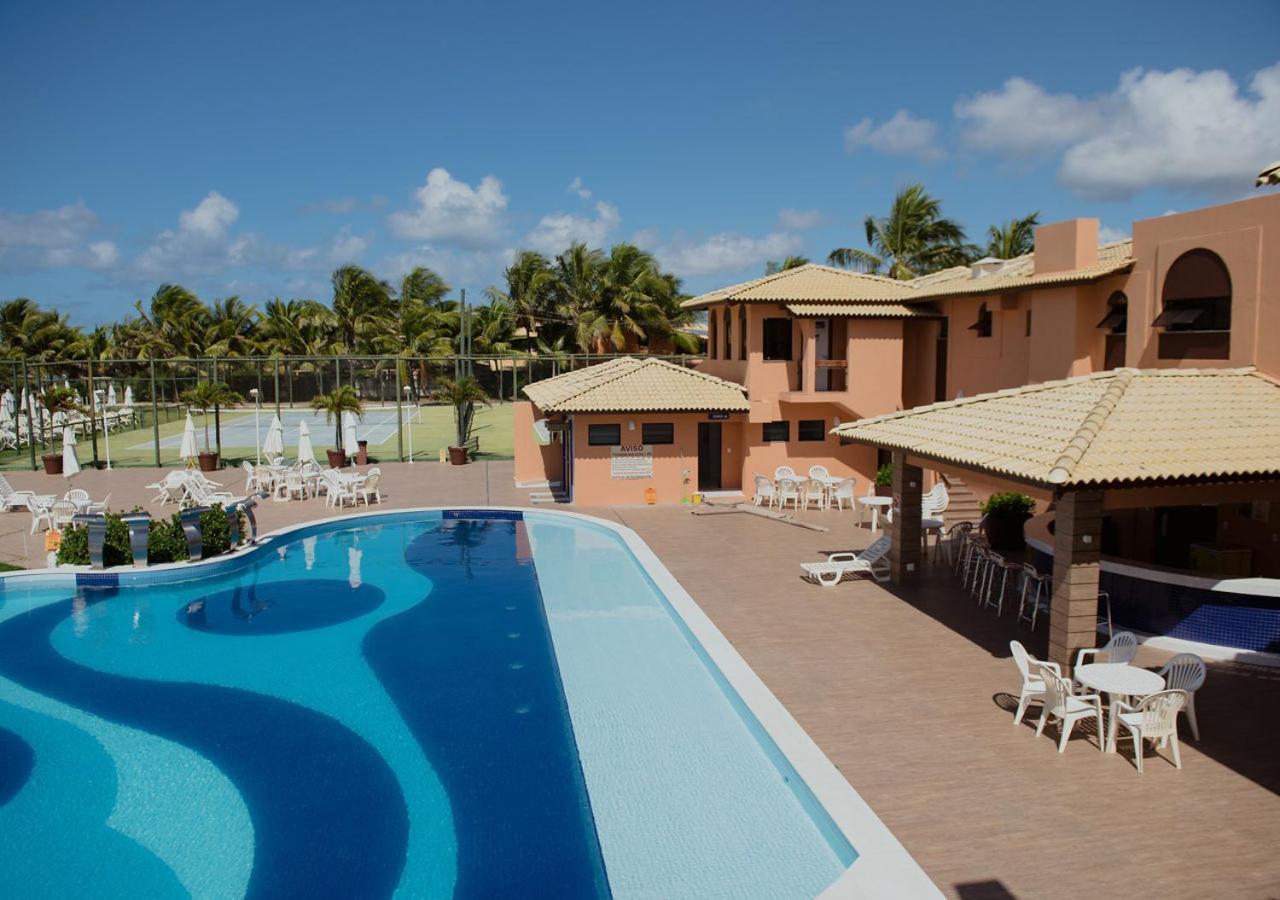 Flat Guarajuba Beira Da Praia Pe Na Areia Exterior foto