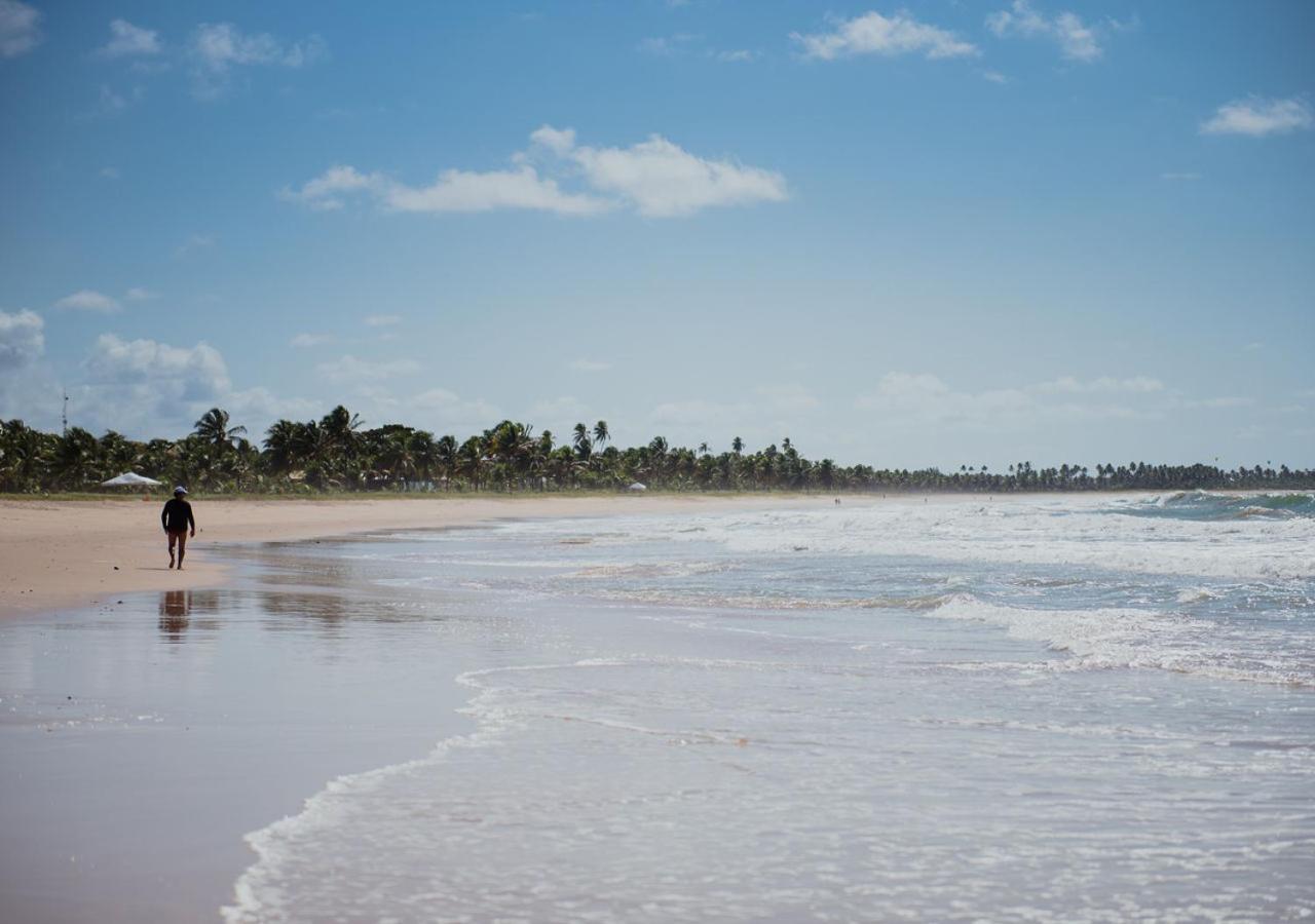 Flat Guarajuba Beira Da Praia Pe Na Areia Exterior foto
